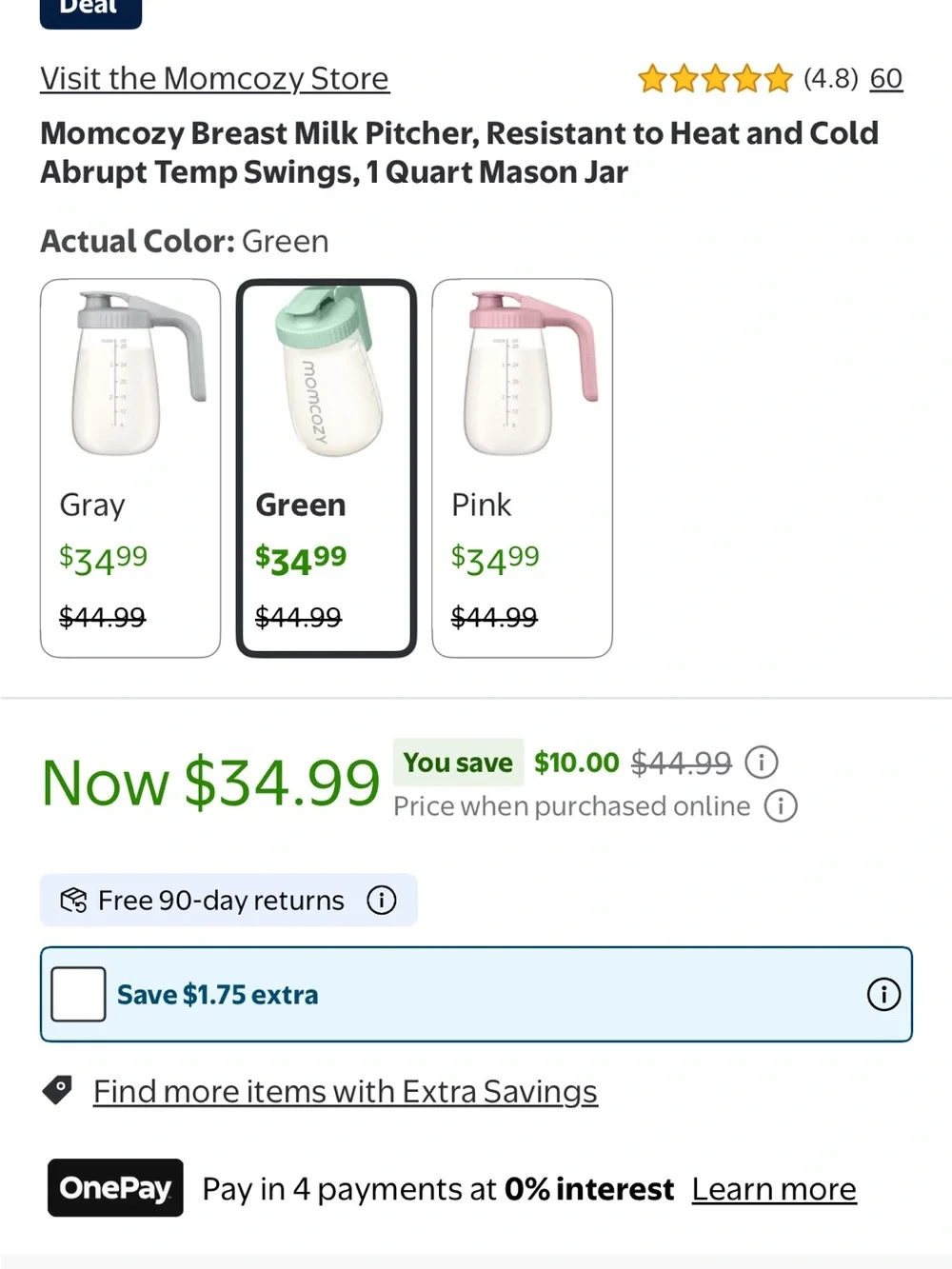 Momcozy handheld dispensing